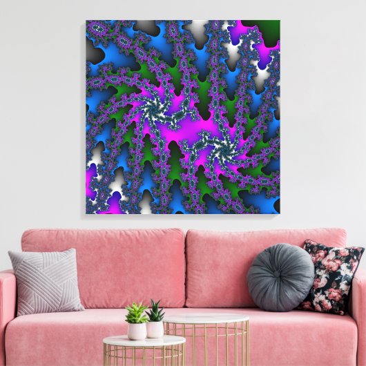 Doppelschlag Leinwanddruck (Insitu (Wohnzimmer))