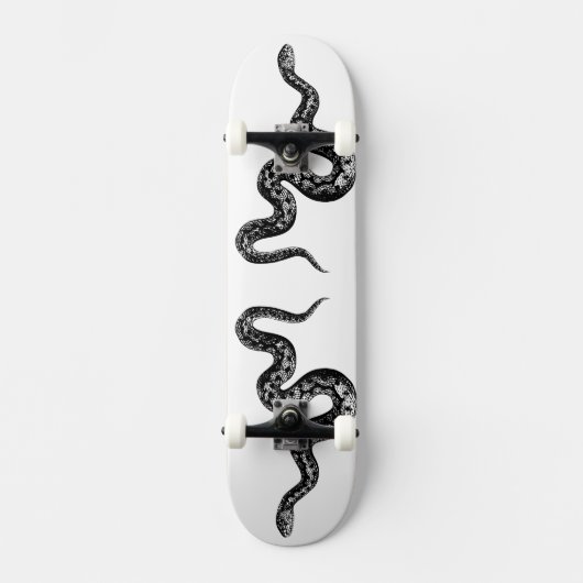 Doppelschlange Skateboard (Vorderseite)
