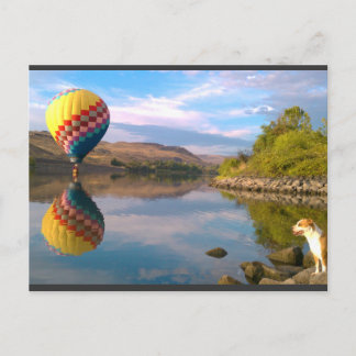 Doppelschleife Postkarte