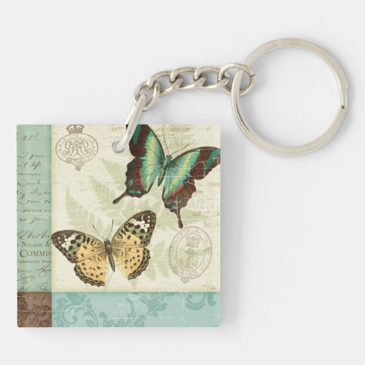 Doppelschmetterlinge Schlüsselanhänger (Rückseite)
