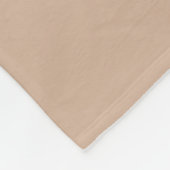 Doppelschokolade Brown Hearts Fleece Blanket (Ecke)