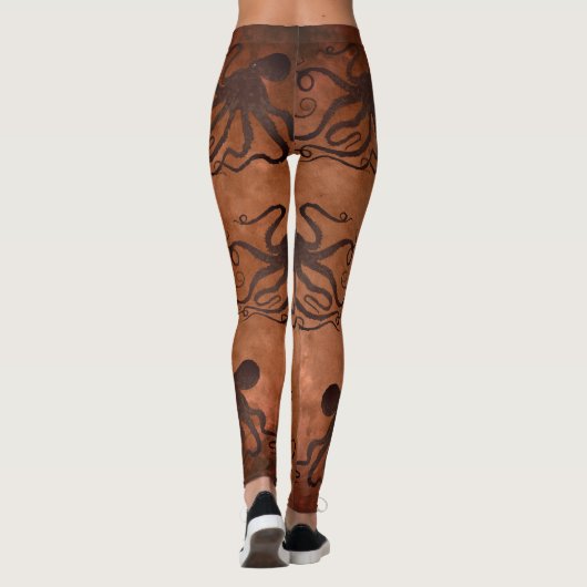 Doppelschokolade Oktopus - Leggings (Rückseite)