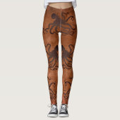 Doppelschokolade Oktopus - Leggings (Vorderseite)