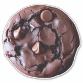 Doppelschokoladenaufkleber Aufkleber (Vorderseite)