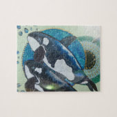 DoppelSchwertwale Puzzle (Horizontal)