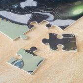 DoppelSchwertwale Puzzle (Seite)