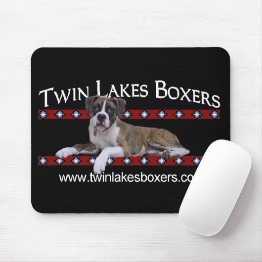 Doppelsee-Boxer-Mausunterlage Mousepad (Mit Mouse)