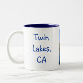 Doppelseen, CA Zweifarbige Tasse (Links)