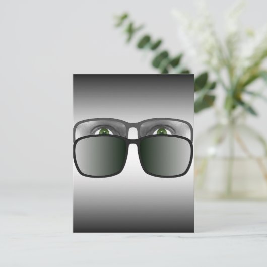 Doppelsehbrille Postkarte (Stehend Vorderseite)