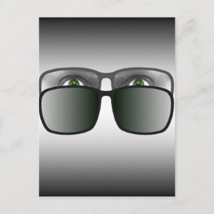 Doppelsehbrille Postkarte