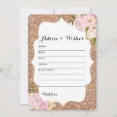 Doppelseite - 2 Brautparty Games Pursuit | Wünsche Einladung (Rückseite)