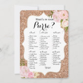 Doppelseite - 2 Brautparty Games Pursuit | Wünsche Einladung (Vorderseite)