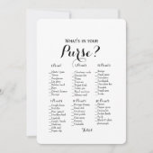 Doppelseite - 2 Brautparty Games Pursuit | Wünsche Einladung (Vorderseite)