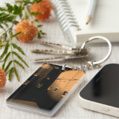 Doppelseitig 2 für eine schlüsselanhänger (Vorderseite rechts)