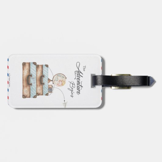 Doppelseitig bedruckt gepäckanhänger (Rückseite horizontal)