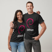 (Doppelseitig) Debian Linux - Robust Secure Operat T-Shirt (Unisex)