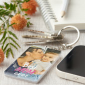 Doppelseitig. Foto. Die beste MAMA aller Zeiten. Schlüsselanhänger (Vorderseite rechts)