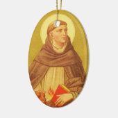 Doppelseitig gelegene St. Dominic de Guzman (PM 02 Keramik Ornament (Links)