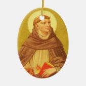 Doppelseitig gelegene St. Dominic de Guzman (PM 02 Keramik Ornament (Vorne)