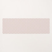 Doppelseitig personalisiertes Schachrosa Yogamatte (Rückseite (Horizontal))