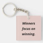 Doppelseitig rosa und grün Motivierend Schlüsselanhänger (Vorderseite)