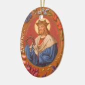 Doppelseitig St. Louis IX König (PM 05) Keramikornament (Links)