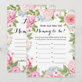 Doppelseitige - 2 Kinderduschspiele - Wie alt | Be Einladung