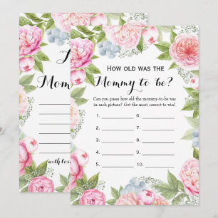 Doppelseitige - 2 Kinderduschspiele - Wie alt   Be Einladung