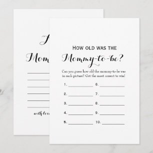 Doppelseitige - 2 Kinderduschspiele - Wie alt   Be Einladung