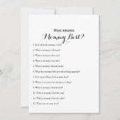 Doppelseitige - 2 x Baby-Duschspiele Einladung (Vorderseite)