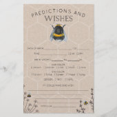 Doppelseitige Babyduschspiele (Vorderseite)