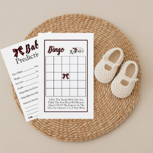 Doppelseitige Babyshower-Spiele Dalmation