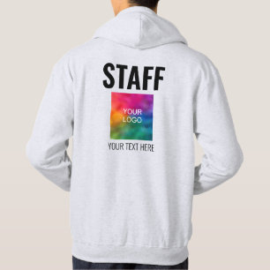 Doppelseitige Belegschaft für das Logo für den Kun Hoodie