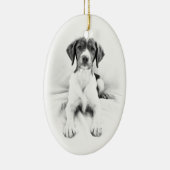 Doppelseitige Bretagne-Verzierung Keramik Ornament (Rechts)