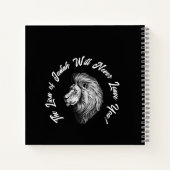 Doppelseitige Deckkirche Sermon Personalisiert Notizblock (Rückseite)