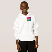 Doppelseitige Druckvorlage Hinzufügen von Bildtext Hoodie (Vorne ganz)