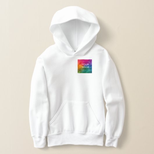 Doppelseitige Druckvorlage Hinzufügen von Bildtext Hoodie (Ablage )