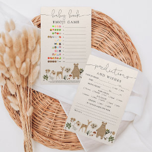 Doppelseitige Emoji-Vorhersagen Kinderduschenspiel