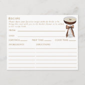 Doppelseitige Espresso Martini Themenkarte Begleitkarte (Vorderseite)