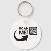 Doppelseitige Firmenlogos und QR-Code Schlüsselanhänger (Vorderseite)