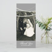 Doppelseitige Foto-Karte: Elegante Lichtklammern Einladung (Stehend Vorderseite)