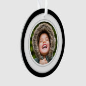 Doppelseitige Fotovorlagenzirkel Acryl Ornament (Vorderseite)