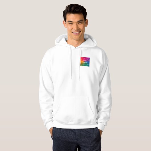 Doppelseitige Gestaltung Hinzufügen eines Bildlogo Hoodie (Vorne ganz)