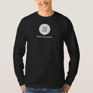 Doppelseitige Gestaltung Ihrer Firmenlogos T-Shirt