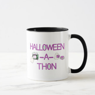 Doppelseitige Halloween-a-thon-Tasse Tasse