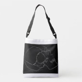 Doppelseitige Hübsche Homo-Tasche Tragetaschen Mit Langen Trägern (Rückseite)