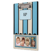 Doppelseitige Initialisierung 8 Foto blauer Sand Klemmbrett (Links)