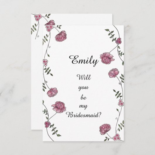 Doppelseitige Karte (Vorne/Hinten)