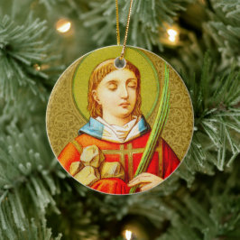 Doppelseitige Keramik St. Stephen (SNV 26) Ornament