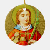 Doppelseitige Keramik St. Stephen (SNV 26) Ornament (Vorne)